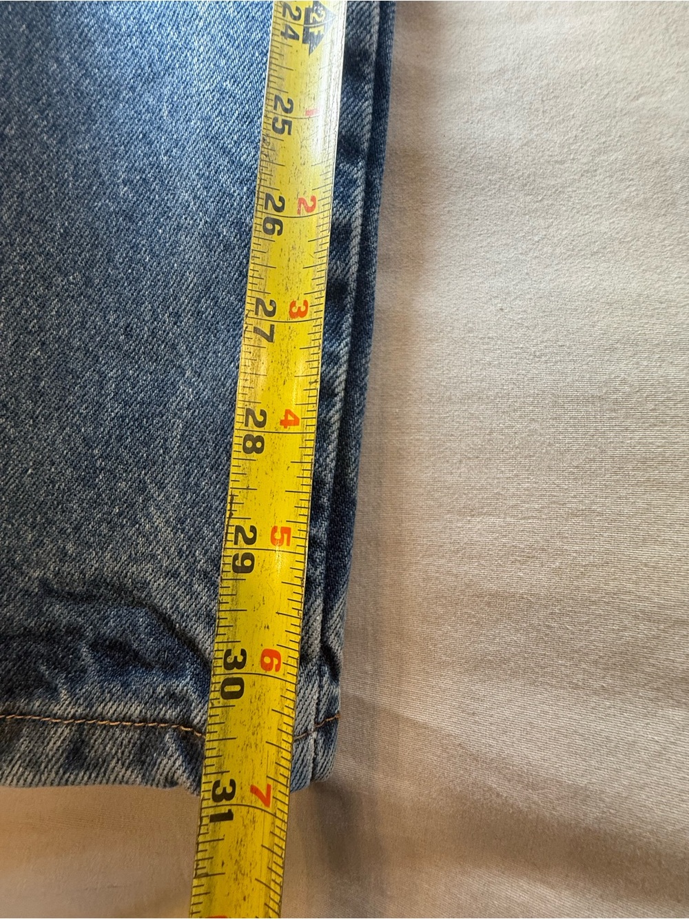Classic Vintage Blue Rustler 100% cotton Men's Straight-Leg Jeans - Picture 8 of 8